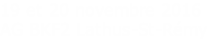 19 et 20 novembre 2016
AG BKF2 Lathus-St-Rémy
